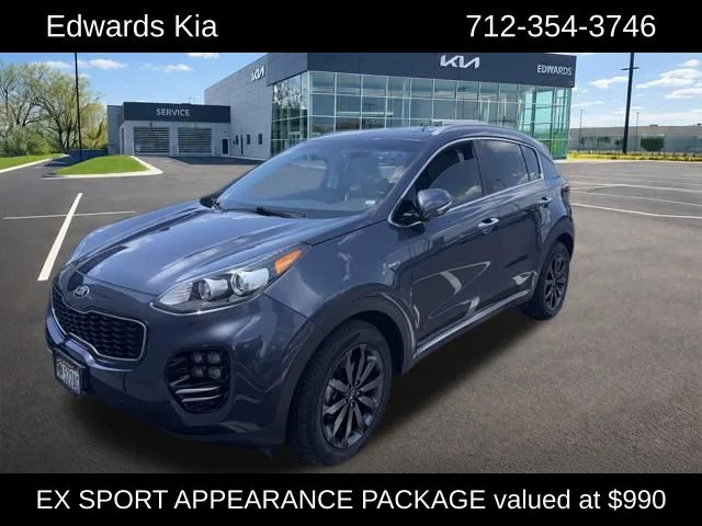 Used 2019 Blue Kia EX image 1