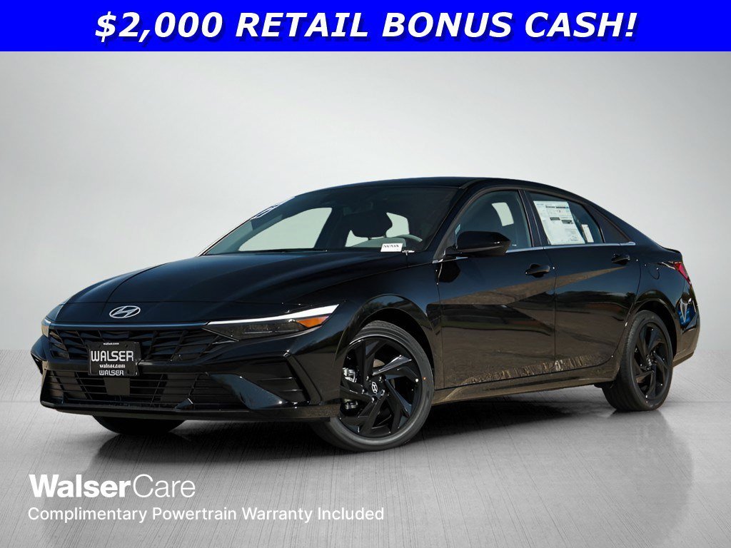 New 2026 Abyss Black Hyundai SEL Sport Premium Sedan FWD image 1