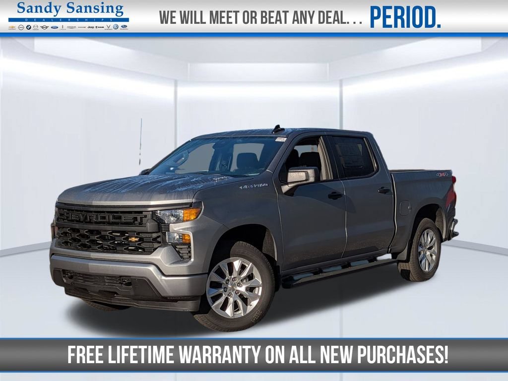 New 2026 Sterling Gray Metallic Chevrolet Custom image 1