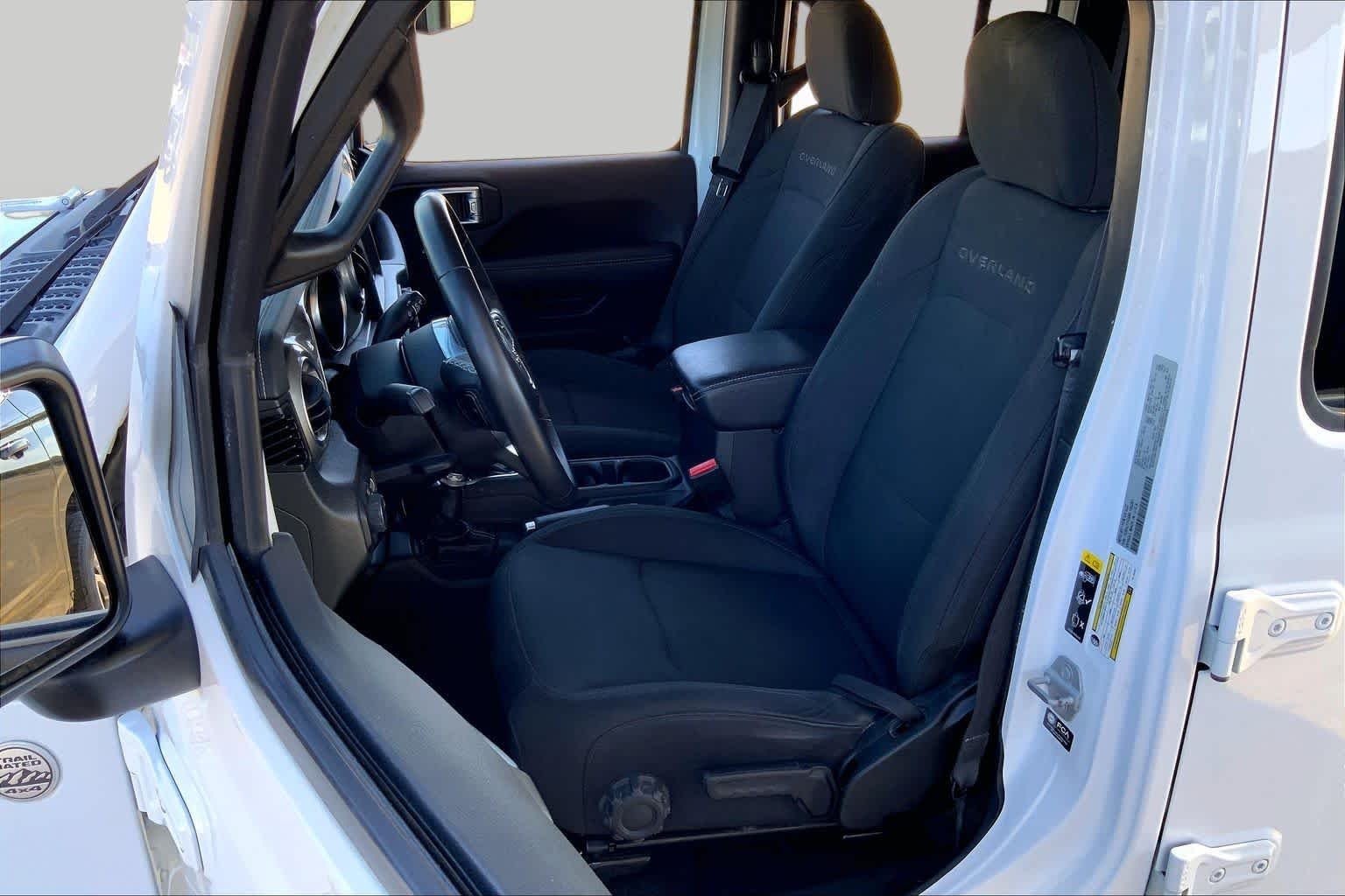 Used 2022 Bright White Clearcoat Jeep Overland image 15