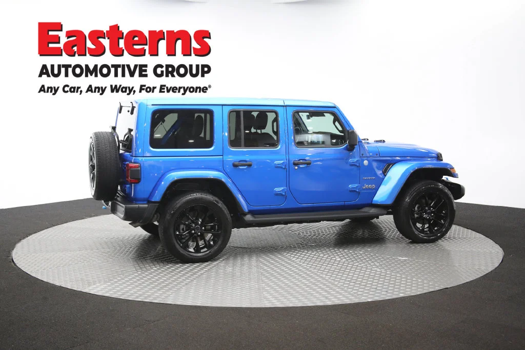 Used 2024 Blue Jeep Sahara 4xe image 45