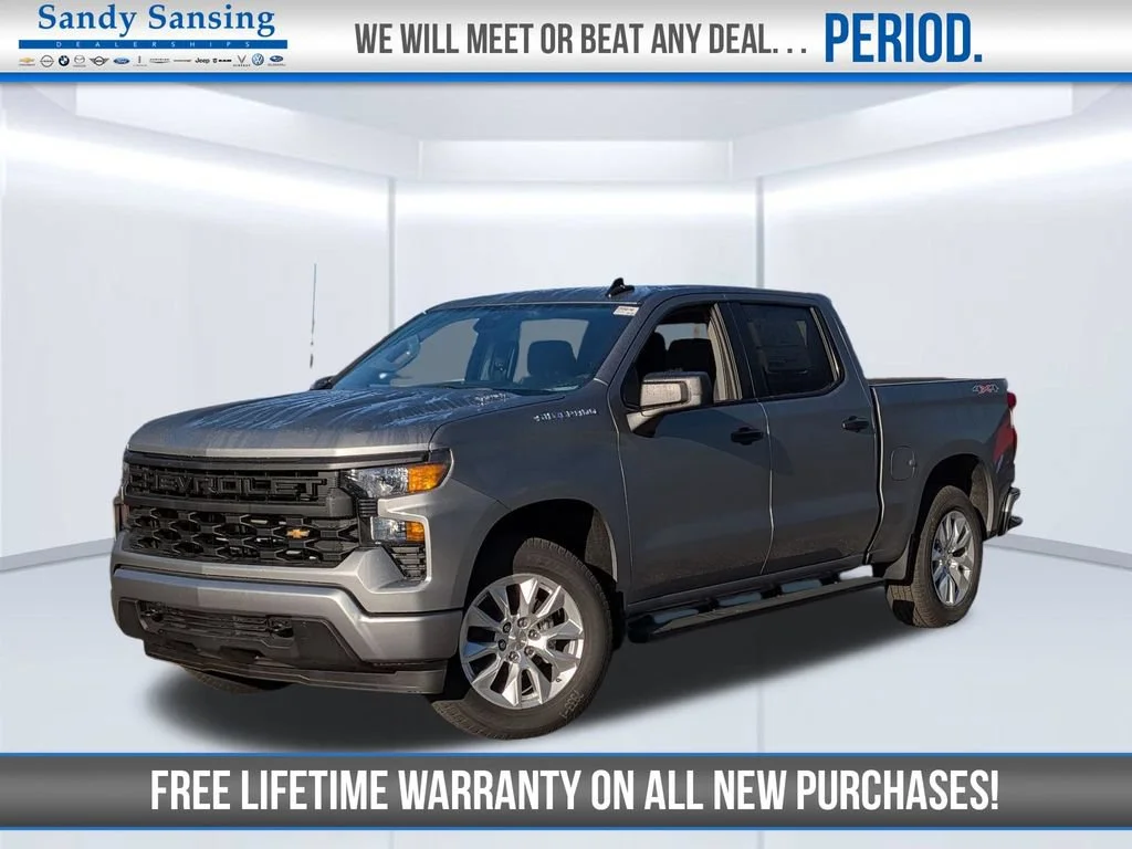 New 2026 Sterling Gray Metallic Chevrolet Custom image 1