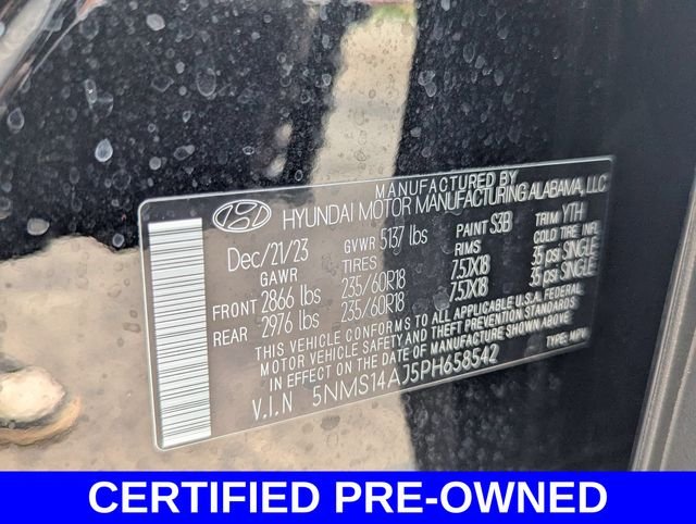 Certified Used 2023 Black Hyundai SE image 35