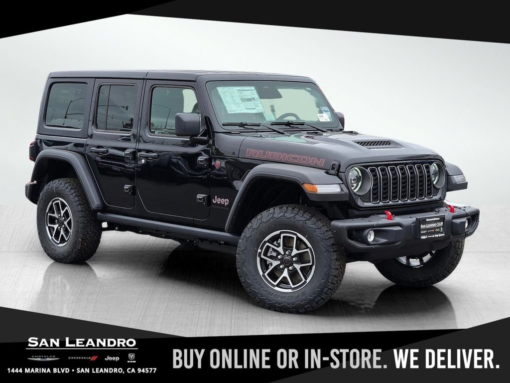New 2026 Black Clearcoat Jeep Rubicon image 1