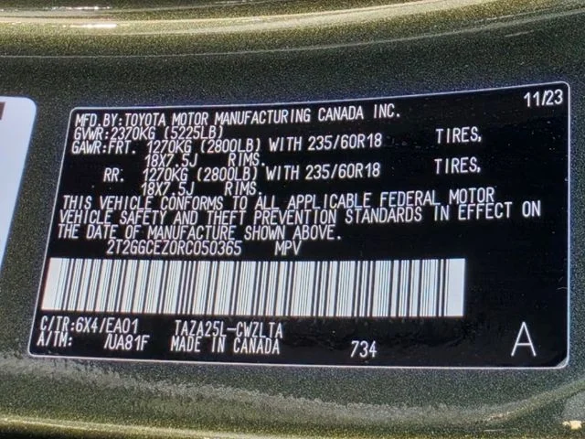 Used 2024 Green Lexus 350 Premium image 33