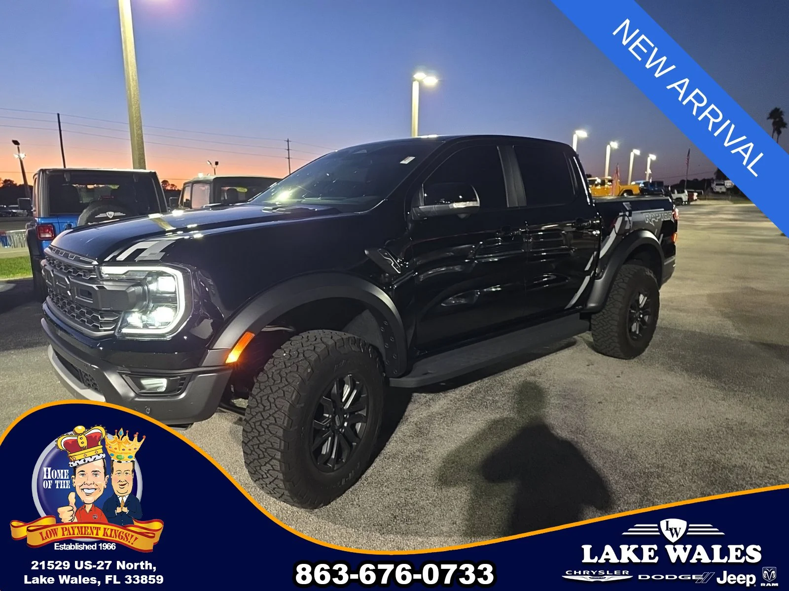Used 2025 Black Ford Raptor image 3