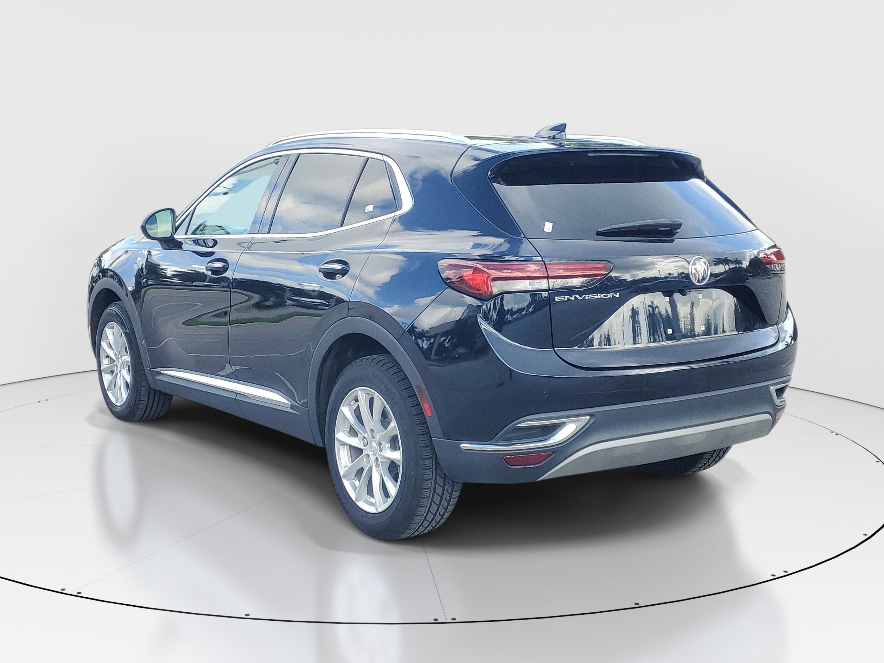Used 2021 Dark Moon Blue Metallic Buick Preferred image 5