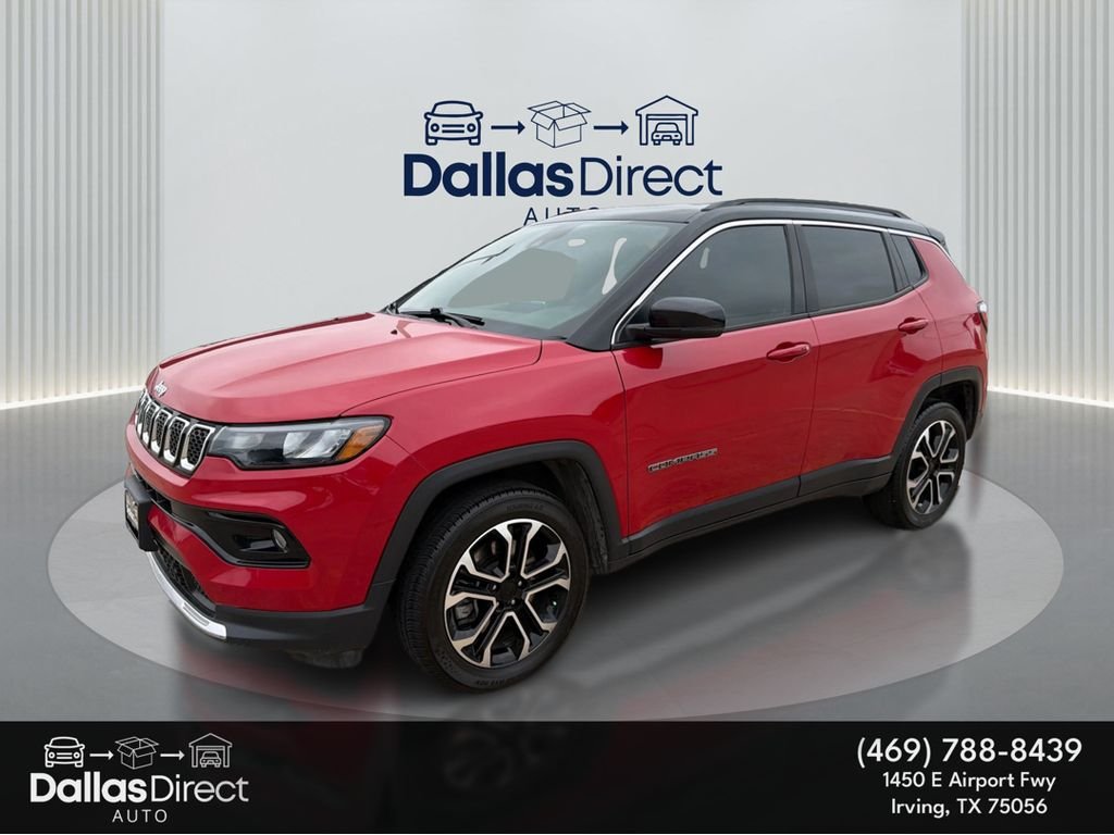 Used 2023 Redline Pearlcoat Jeep Limited image 1