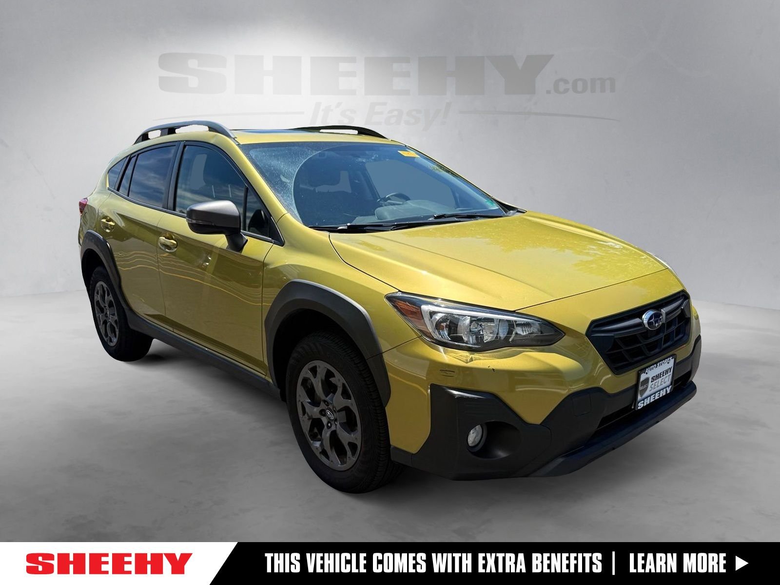 Used 2021 Yellow Subaru Sport image 1