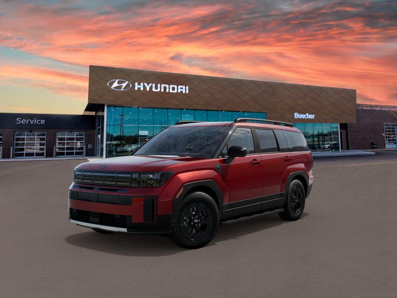 New 2025 Ultimate Red Hyundai XRT AWD image 1