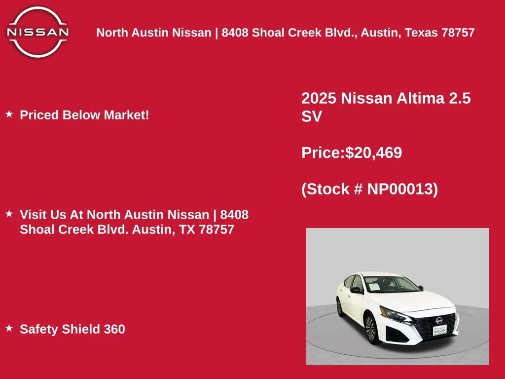 Used 2025 White Nissan 2.5 SV image 11
