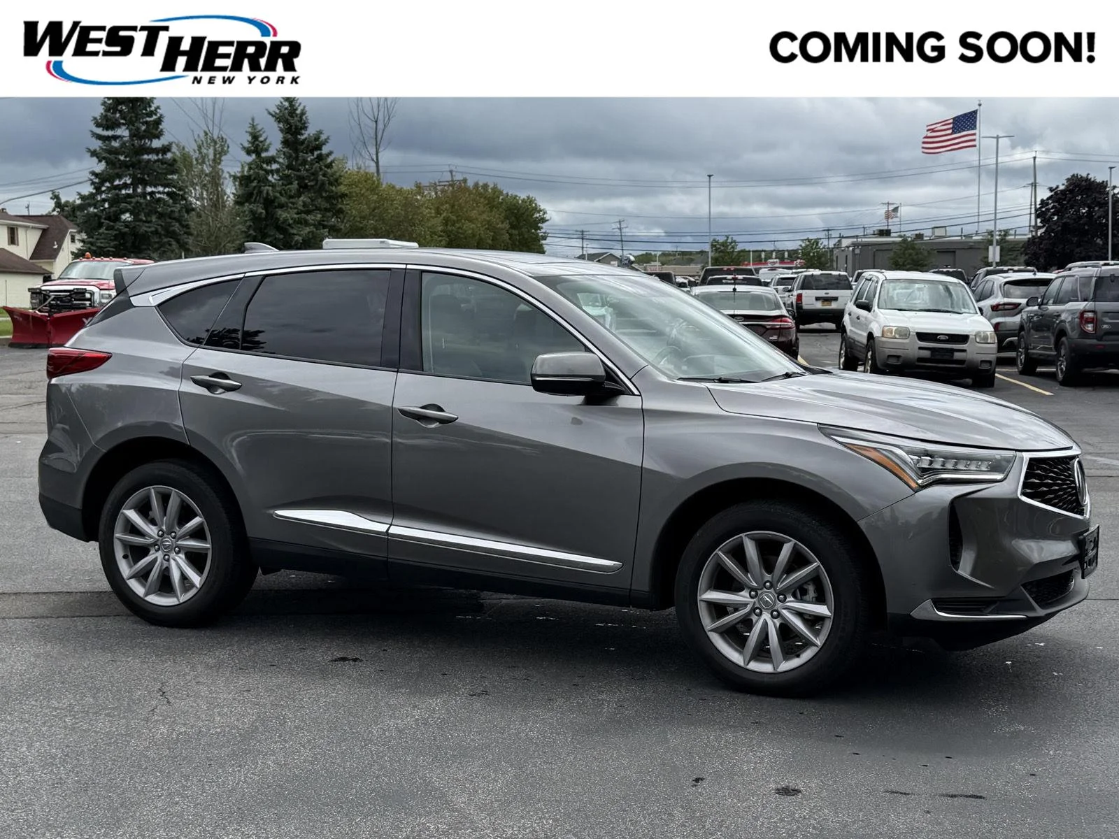 Used 2024 Liquid Carbon Metallic Acura  image 1