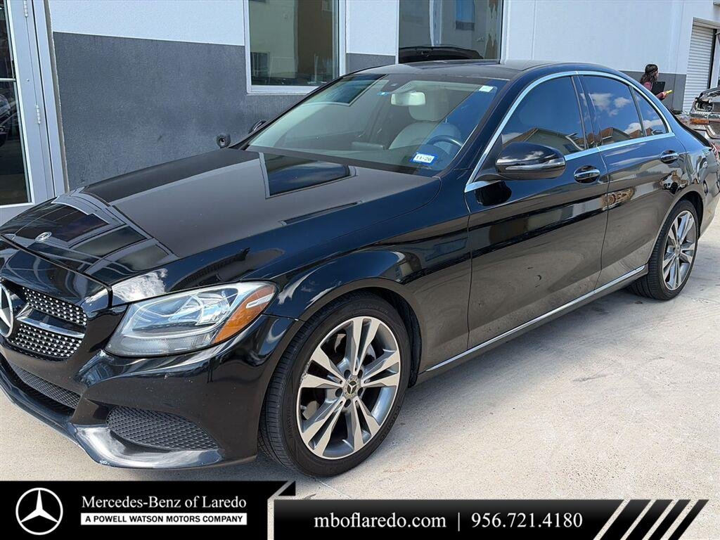 Used 2018 Black Mercedes-Benz C 300 image 1