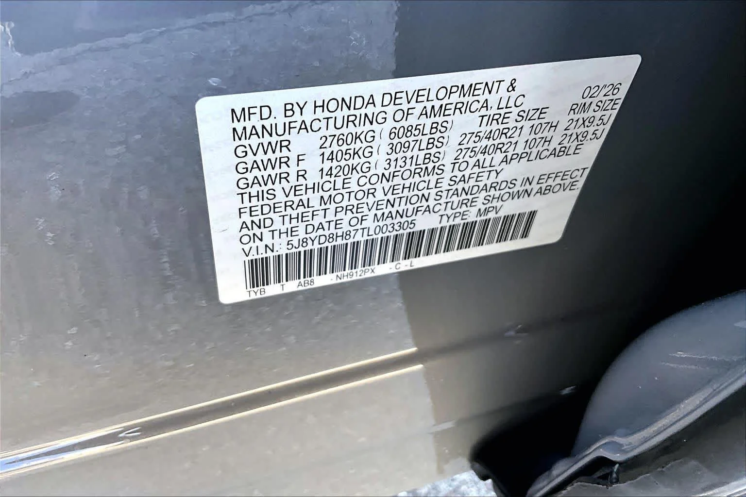 New 2026 Urban Gray Pearl Acura Type S w/Advance Package image 22