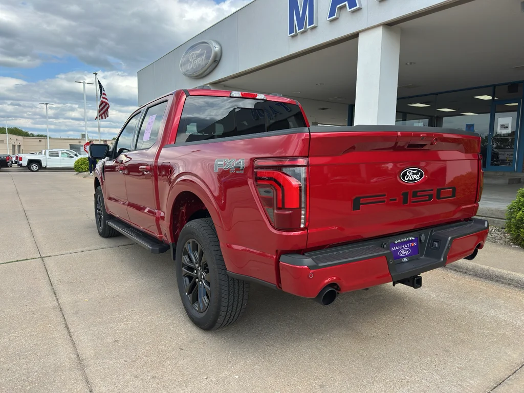 New 2025 Rapid Red Metallic Tinted Clearcoat Ford Lariat® image 3