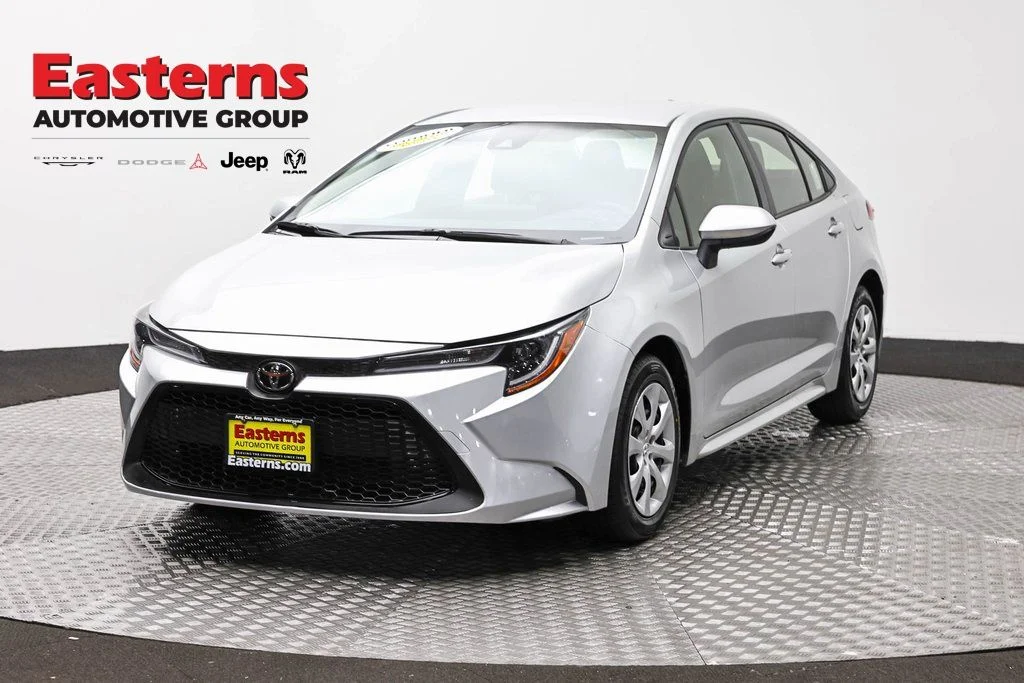 Used 2021 Silver Toyota LE image 1