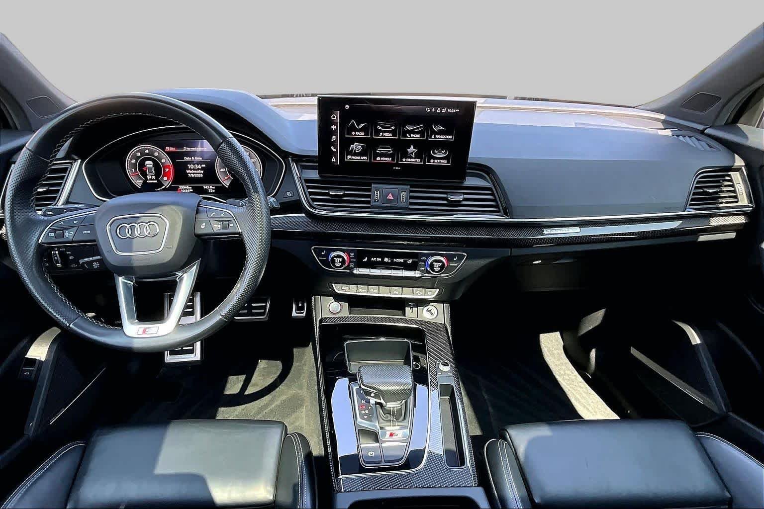 Used 2023 Mythos Black Metallic Audi Premium Plus image 15