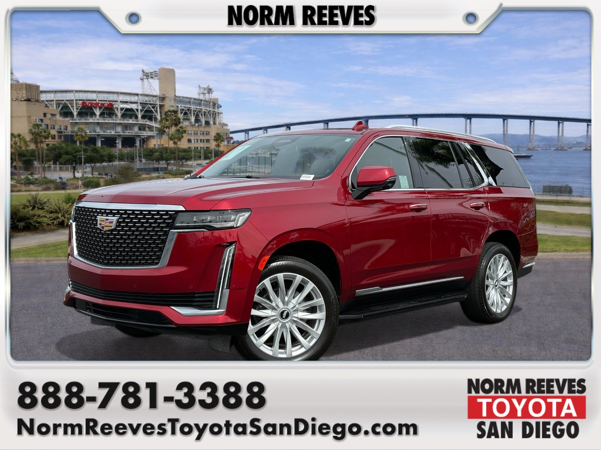 Used 2024 Radiant Red Tintcoat Cadillac Luxury image 1