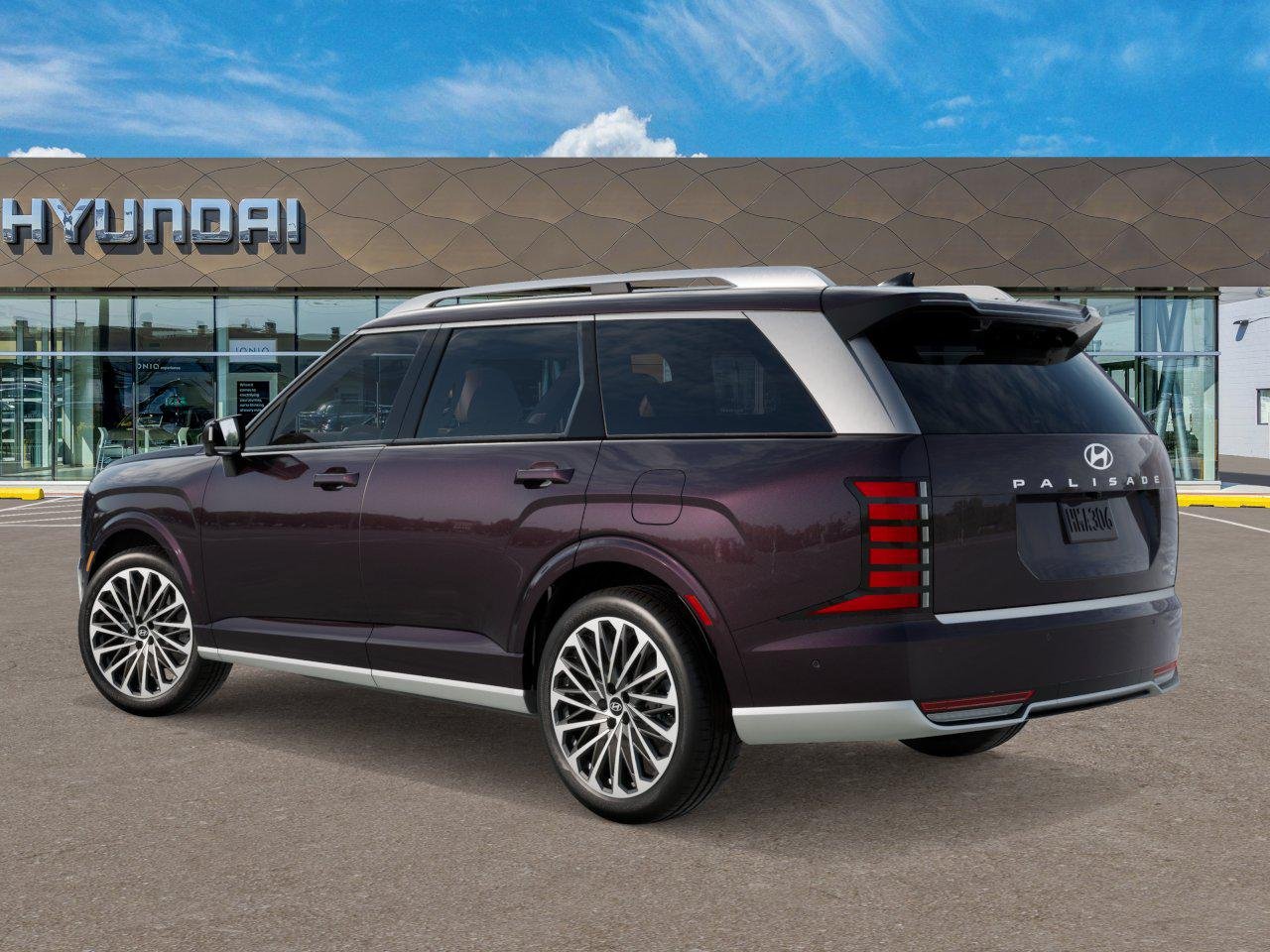 New 2027 Galaxy Maroon Pearl Hyundai Calligraphy AWD image 5