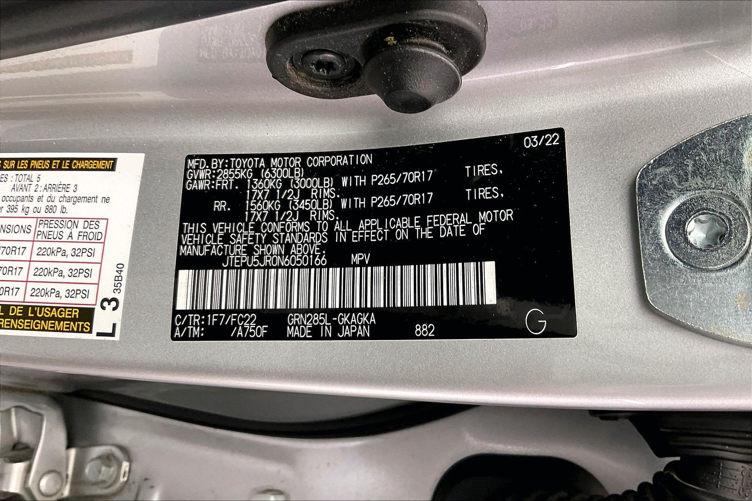 Used 2022 Classic Silver Metallic Toyota TRD Off-Road image 35
