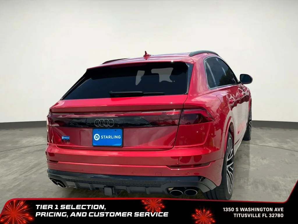 Used 2025 Red Audi 4.0T Premium Plus image 9