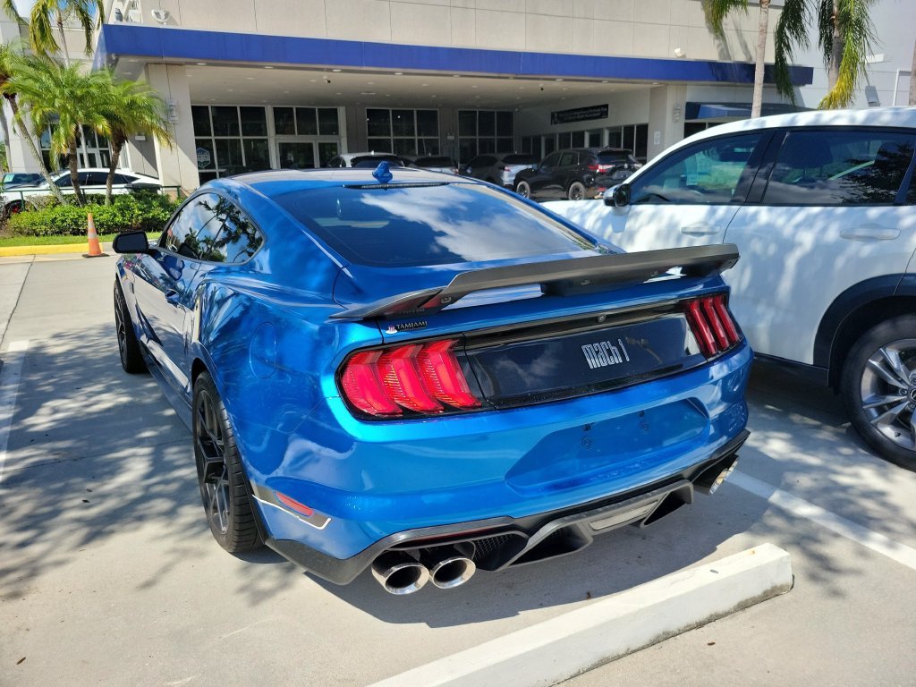 Used 2021 Blue Ford Mach 1 image 7