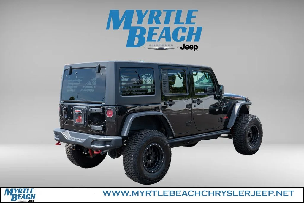 Used 2017 Black Clearcoat Jeep Unlimited Rubicon image 6