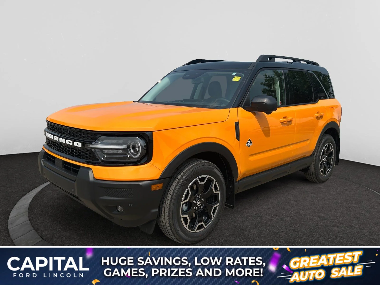 New 2026 Orange Fury Metallic Tri-Coat Ford Outer Banks image 1