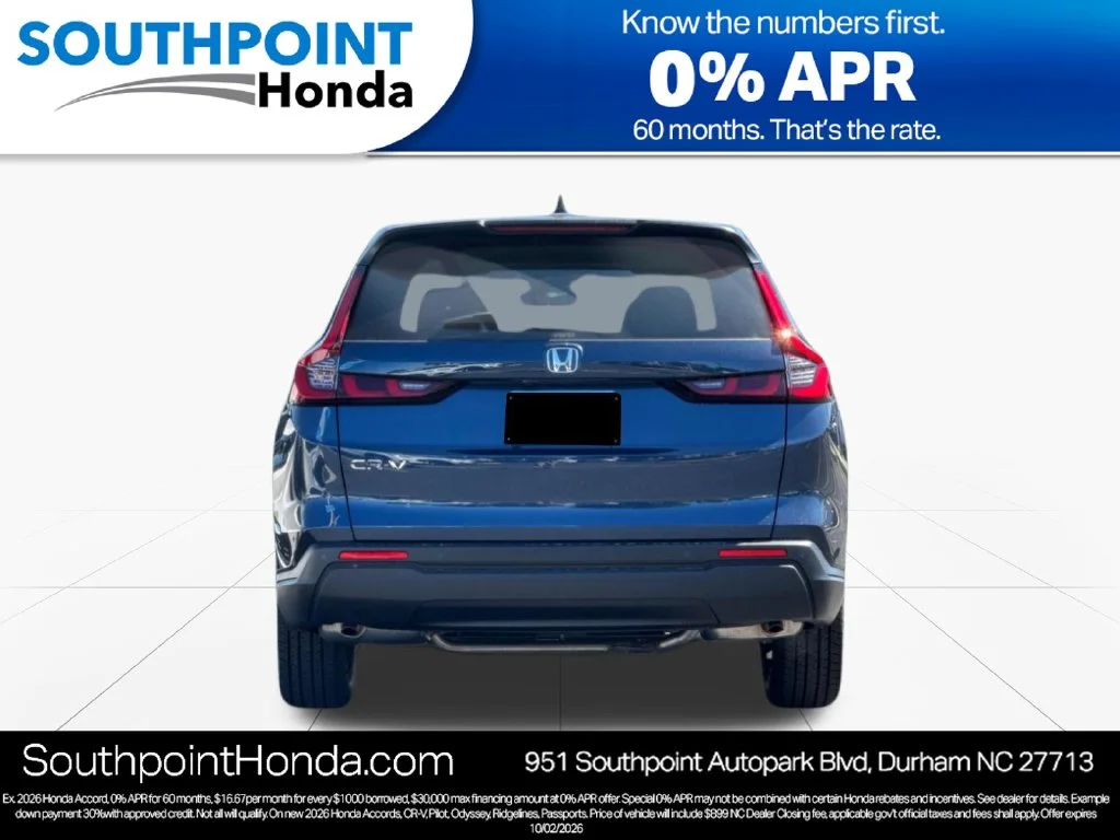 New 2027 Canyon River Blue Metallic Honda EX-L image 5