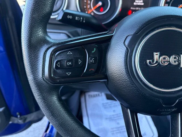Used 2018 Blue Jeep Unlimited Sport image 23