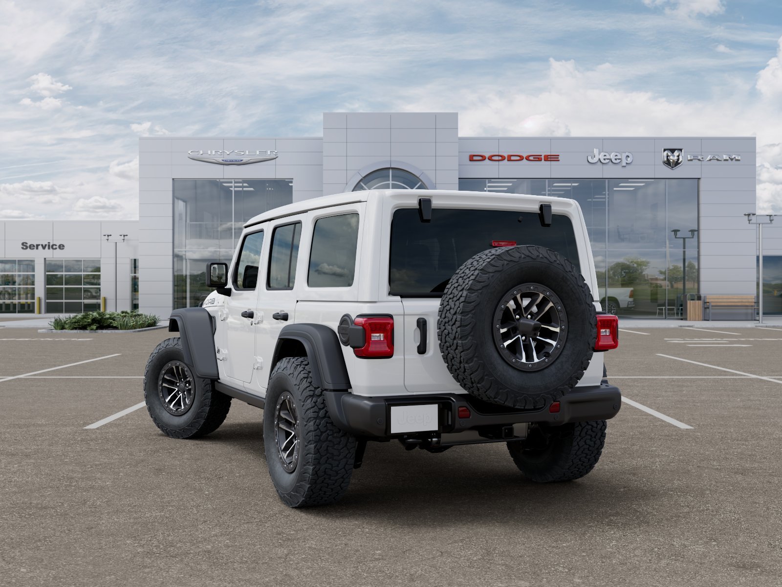 New 2026 Bright White Clear-Coat Exterior Paint Jeep Moab 392 image 29