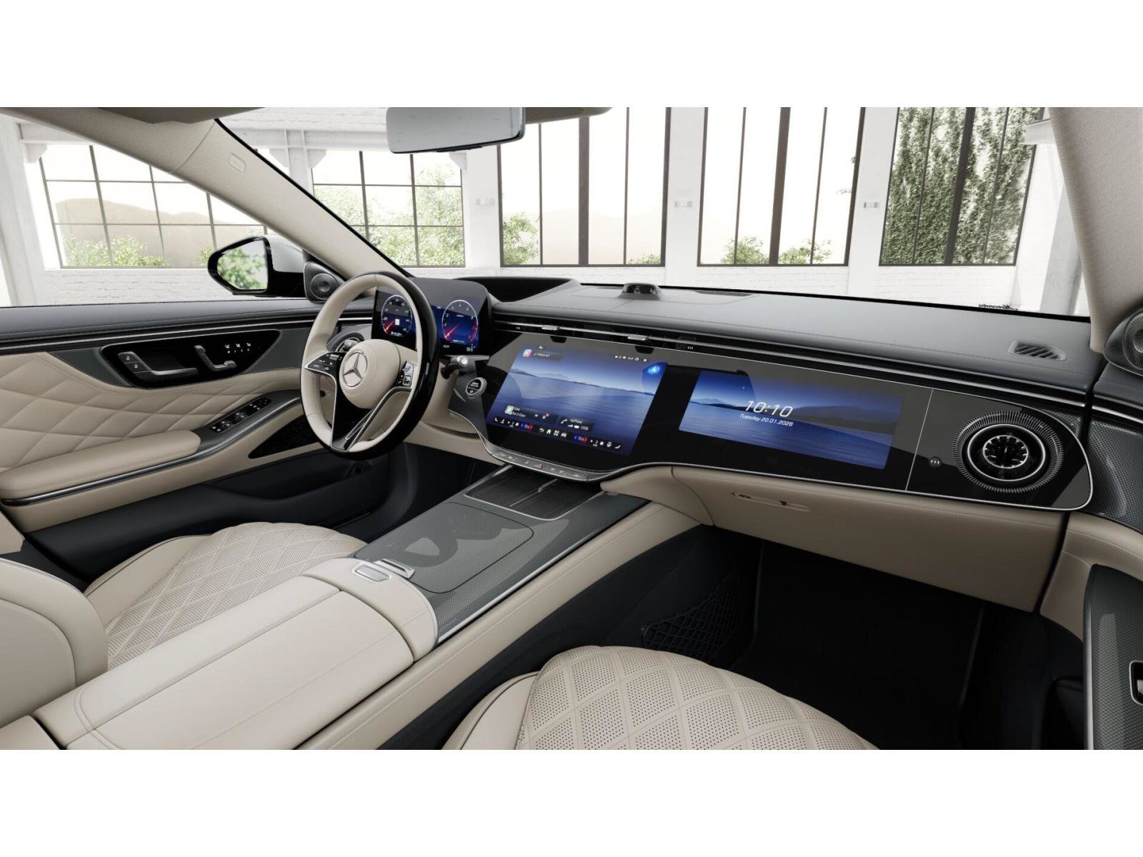 New 2027 MANUFAKTUR Moonlight White Metallic Mercedes-Benz S 580 image 6