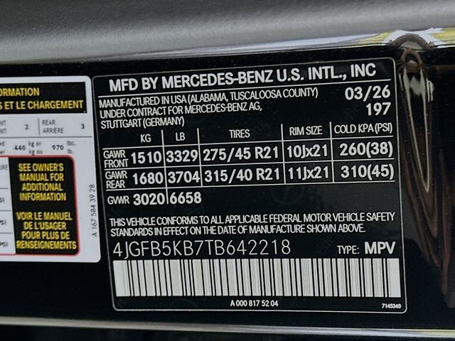 New 2026 Obsidian Black Metallic Mercedes-Benz GLE 450 image 31