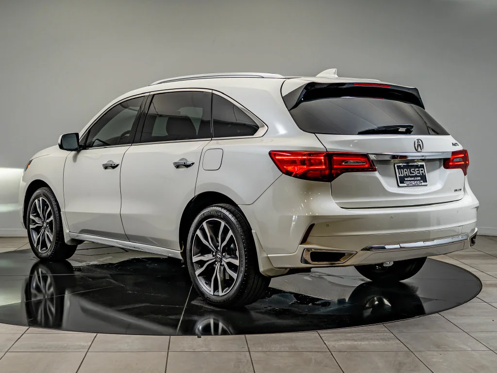 Used 2019 White Diamond Pearl Acura 3.5L Advance Package image 7