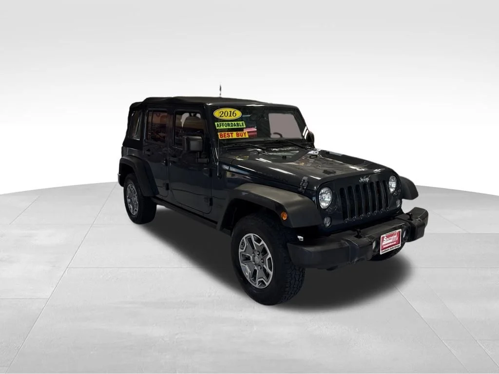 Used 2016 Black Jeep Unlimited Rubicon image 8