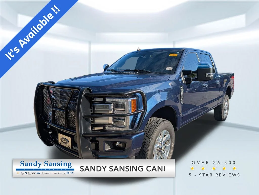 Used 2019 Blue Ford Platinum image 1