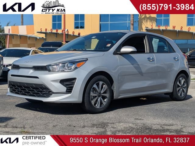 Silver 2023 Kia Rio5 Wagon Front-Wheel Drive 