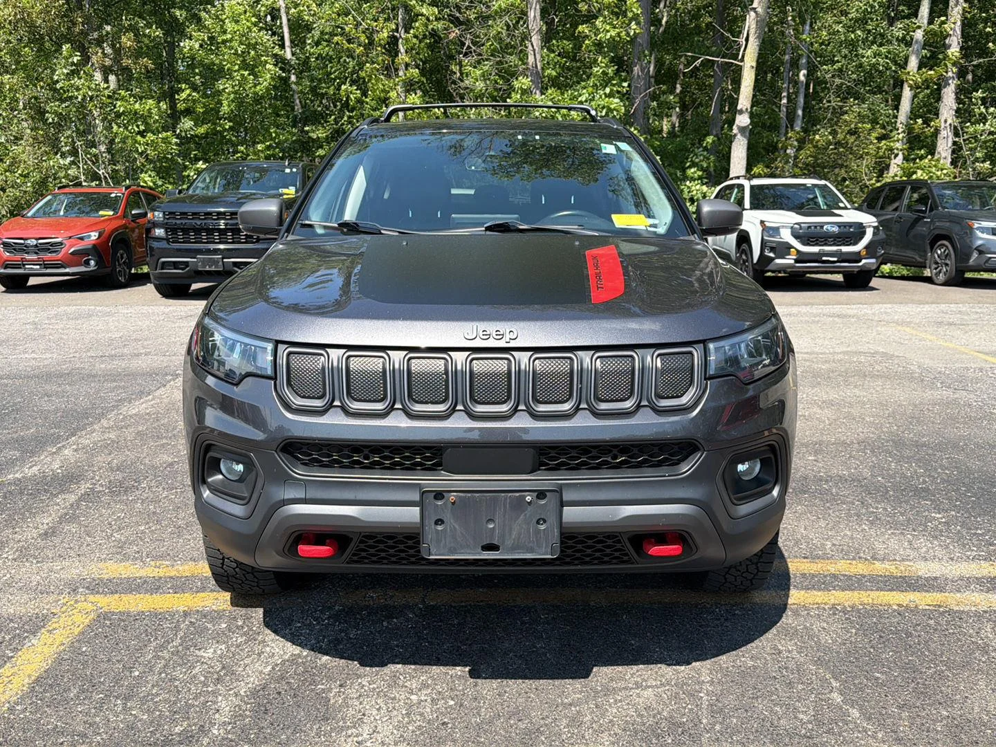 Used 2022 Granite Crystal Metallic Clearcoat Jeep Trailhawk image 8