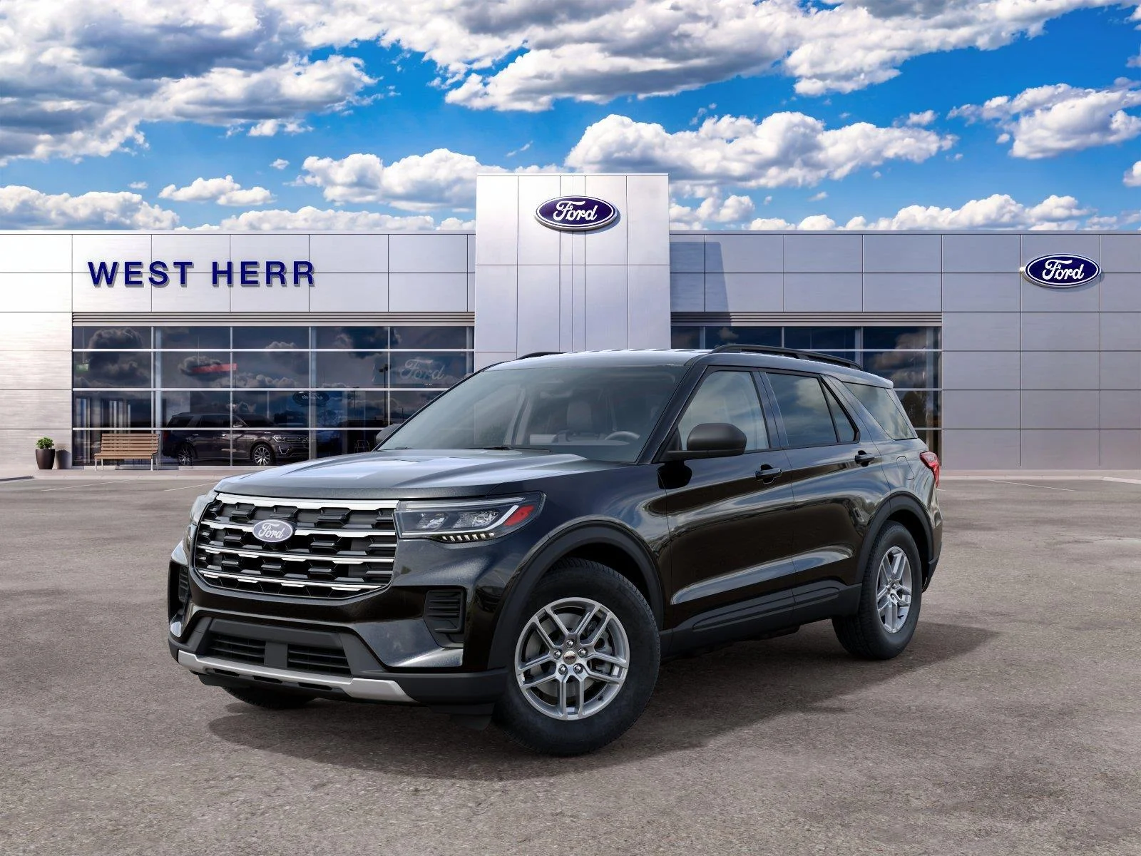 New 2027 Agate Black Metallic Ford Active image 3