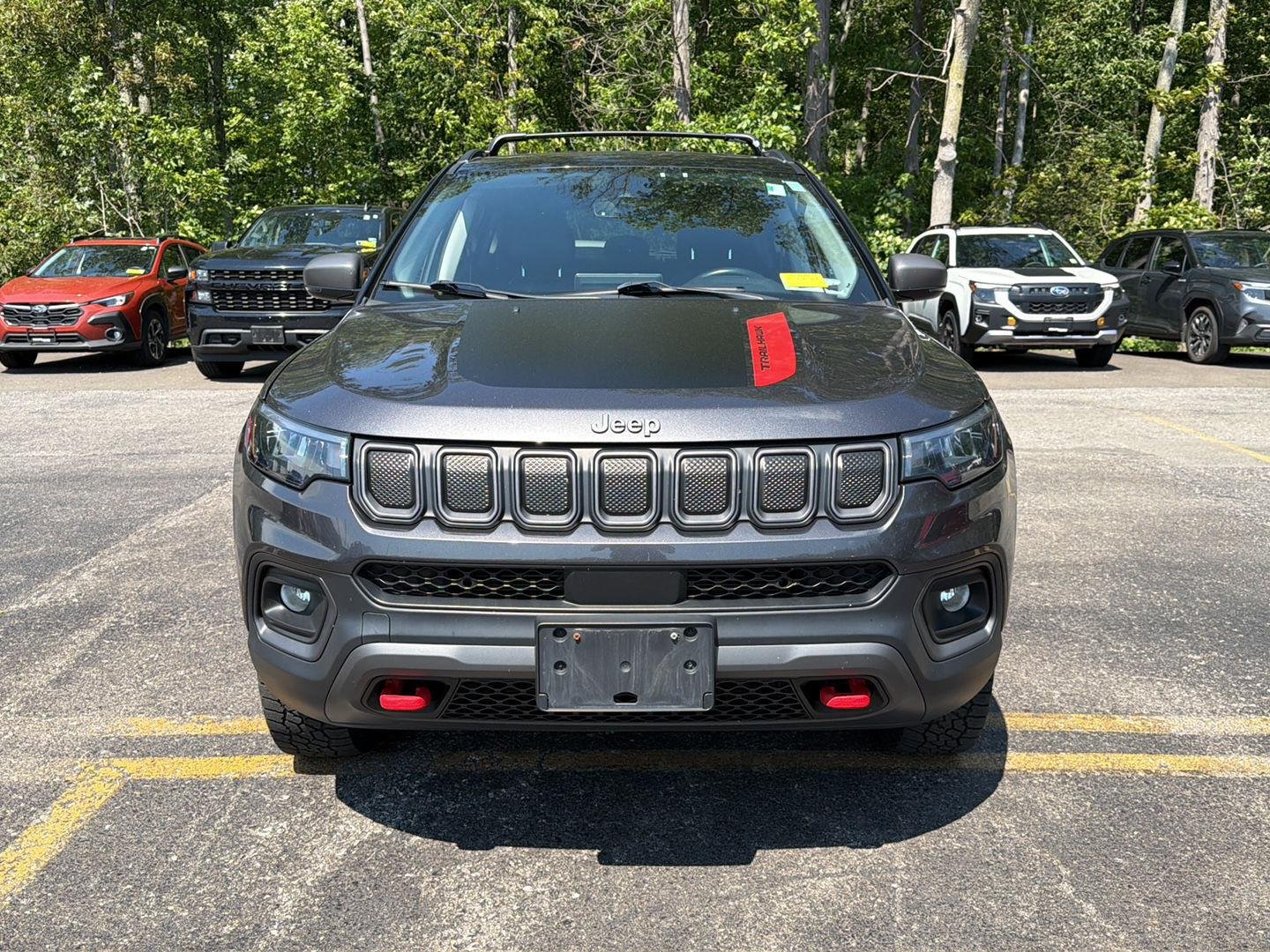 Used 2022 Granite Crystal Metallic Clearcoat Jeep Trailhawk image 8