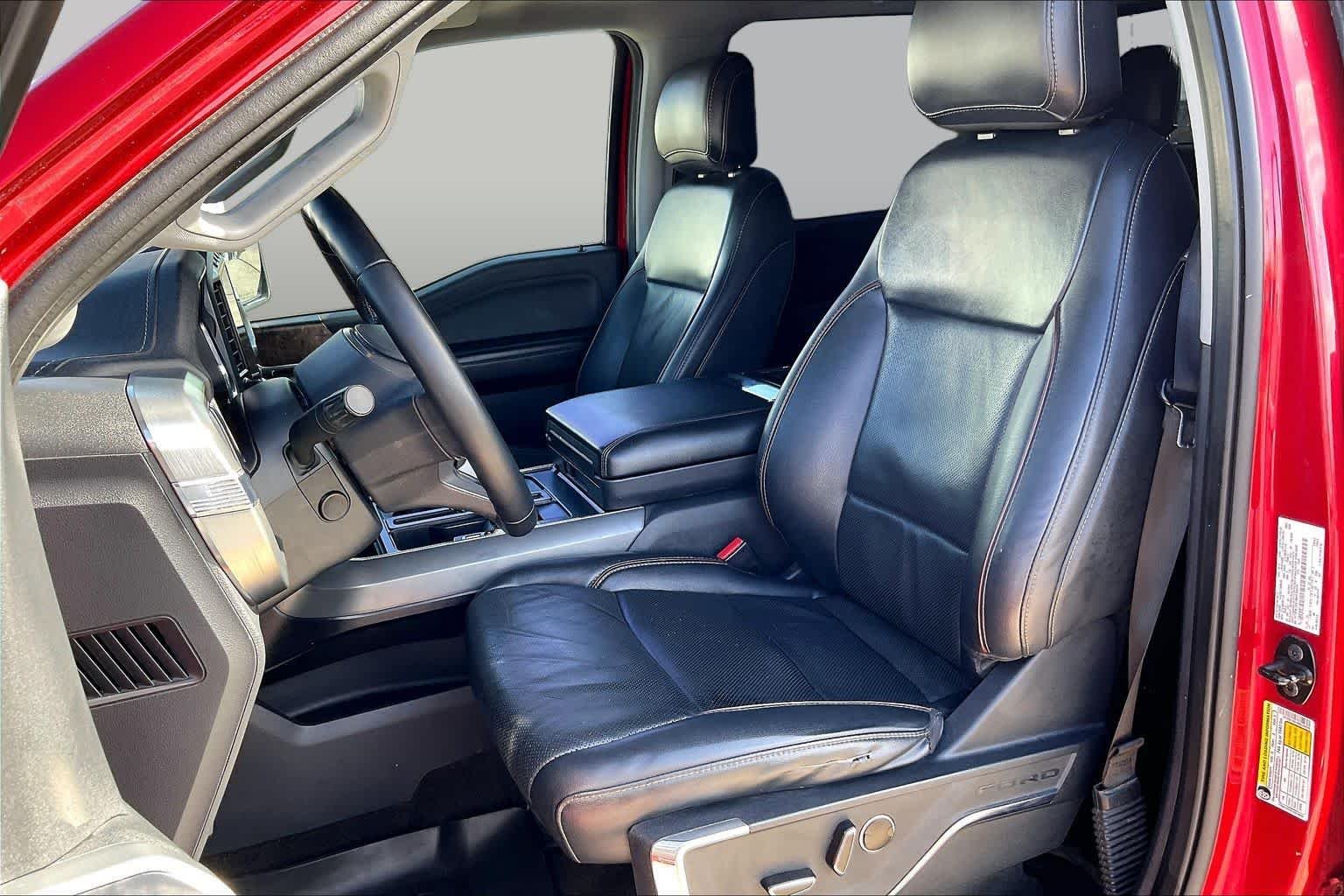 Used 2021 Rapid Red Metallic Tinted Clearcoat Ford LARIAT image 7