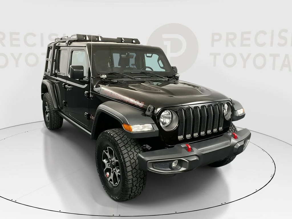 Used 2019 Black Clearcoat Jeep Unlimited Rubicon image 1