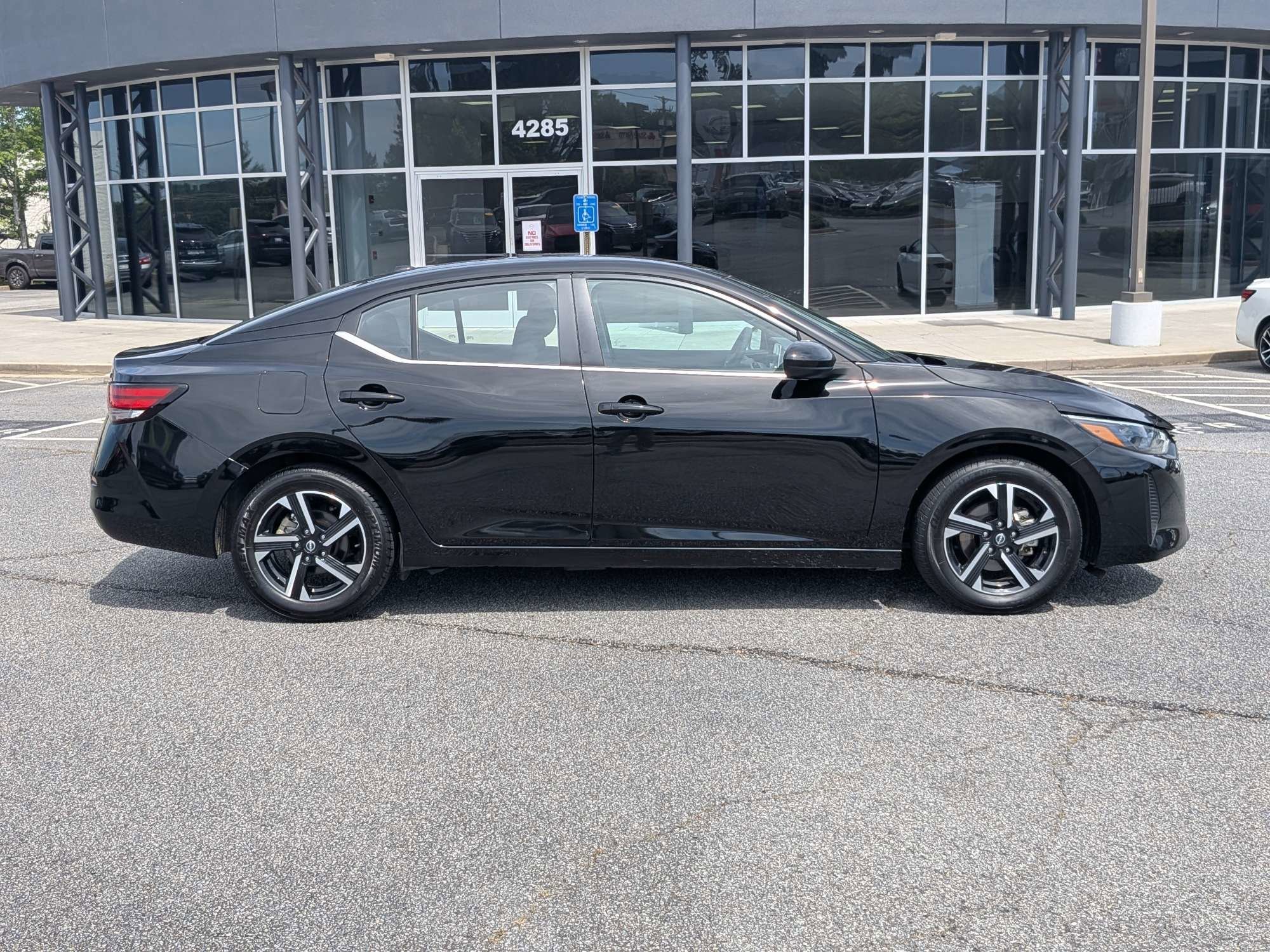 Used 2024 Black Nissan SV image 2