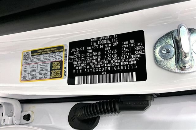 New 2026 Glacial White Pearl Kia EX image 14