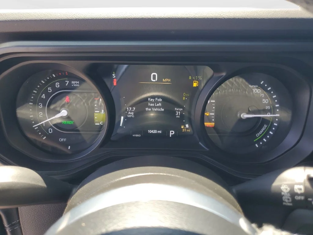 Used 2025 Gray Jeep Sahara 4xe image 26