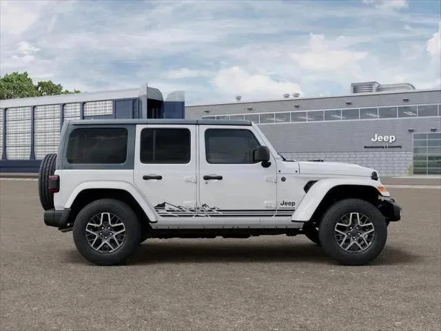 New 2026 Bright White Clear-Coat Exterior Paint Jeep Sahara image 12