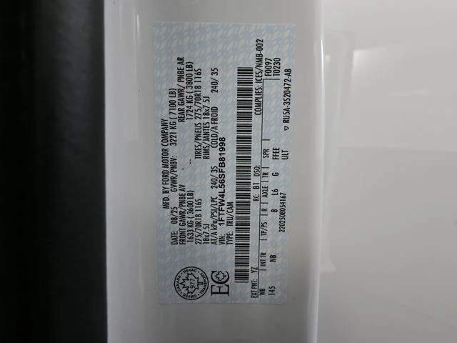 Certified Used 2025 White Ford Tremor image 57
