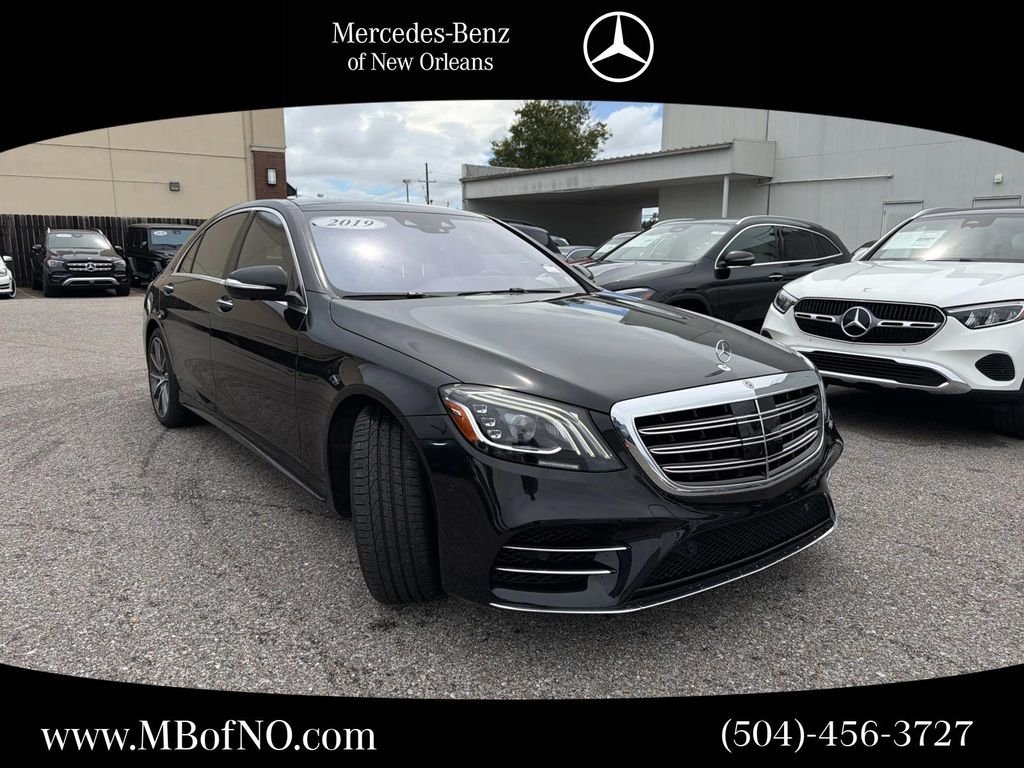 Used 2019 Black Mercedes-Benz S 560 image 1