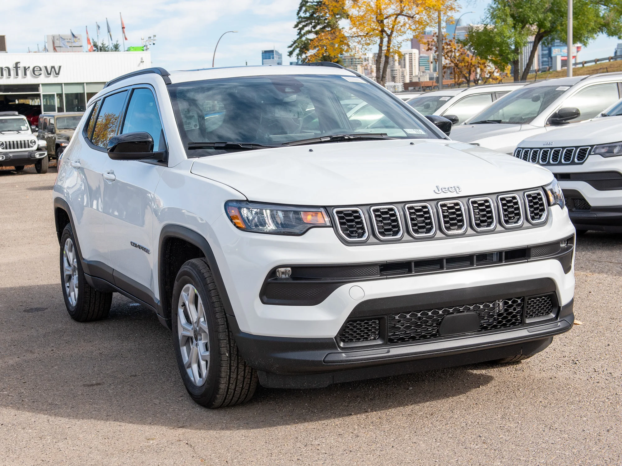 New 2026 White Jeep North* 4x4, Pano Sunroof, Heated Seats/Wheel, Remote Start image 6