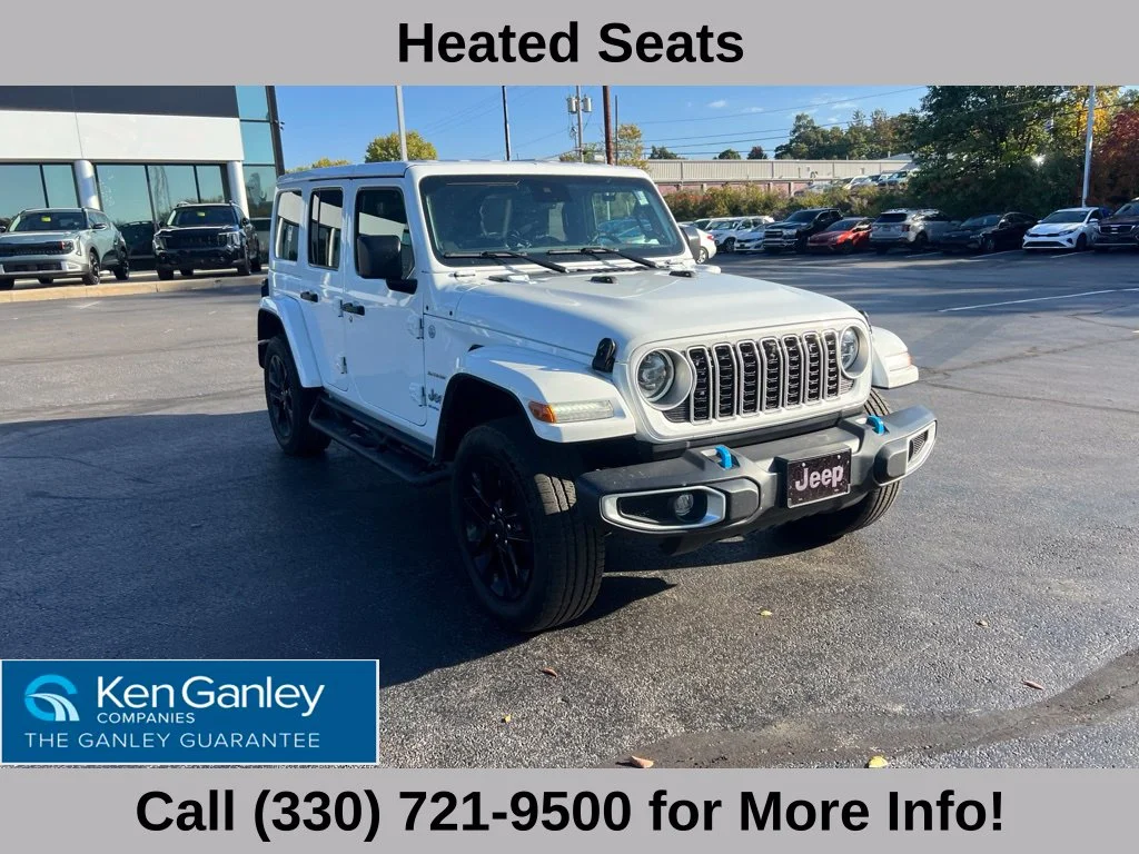 Used 2024 White Jeep Sahara 4xe image 3